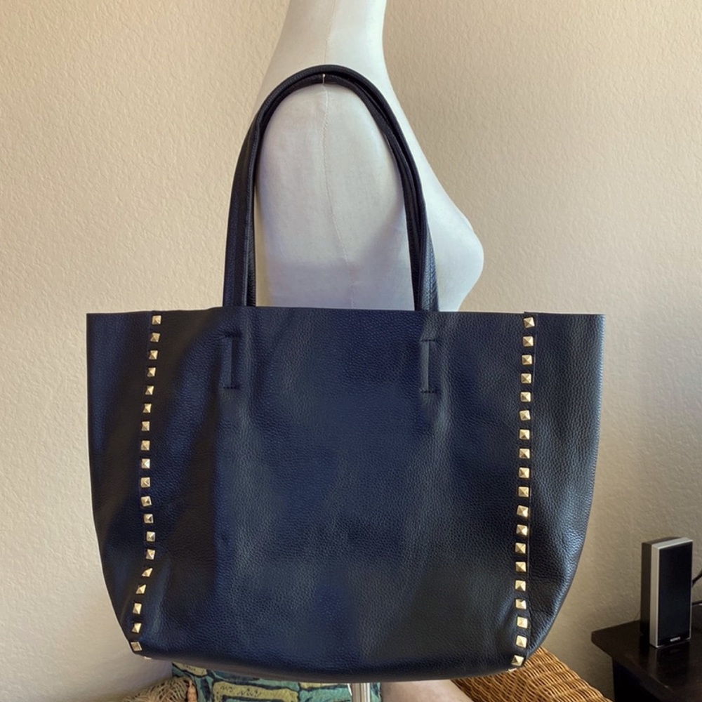 🎀DANIELLE STEVENS VICENZA LEATHER TOTE🎀